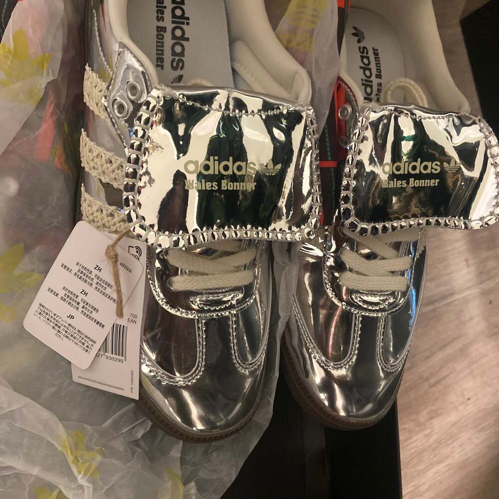 Wales Bonner x Samba 'Silver Metallic Gum' 2023 Adidas